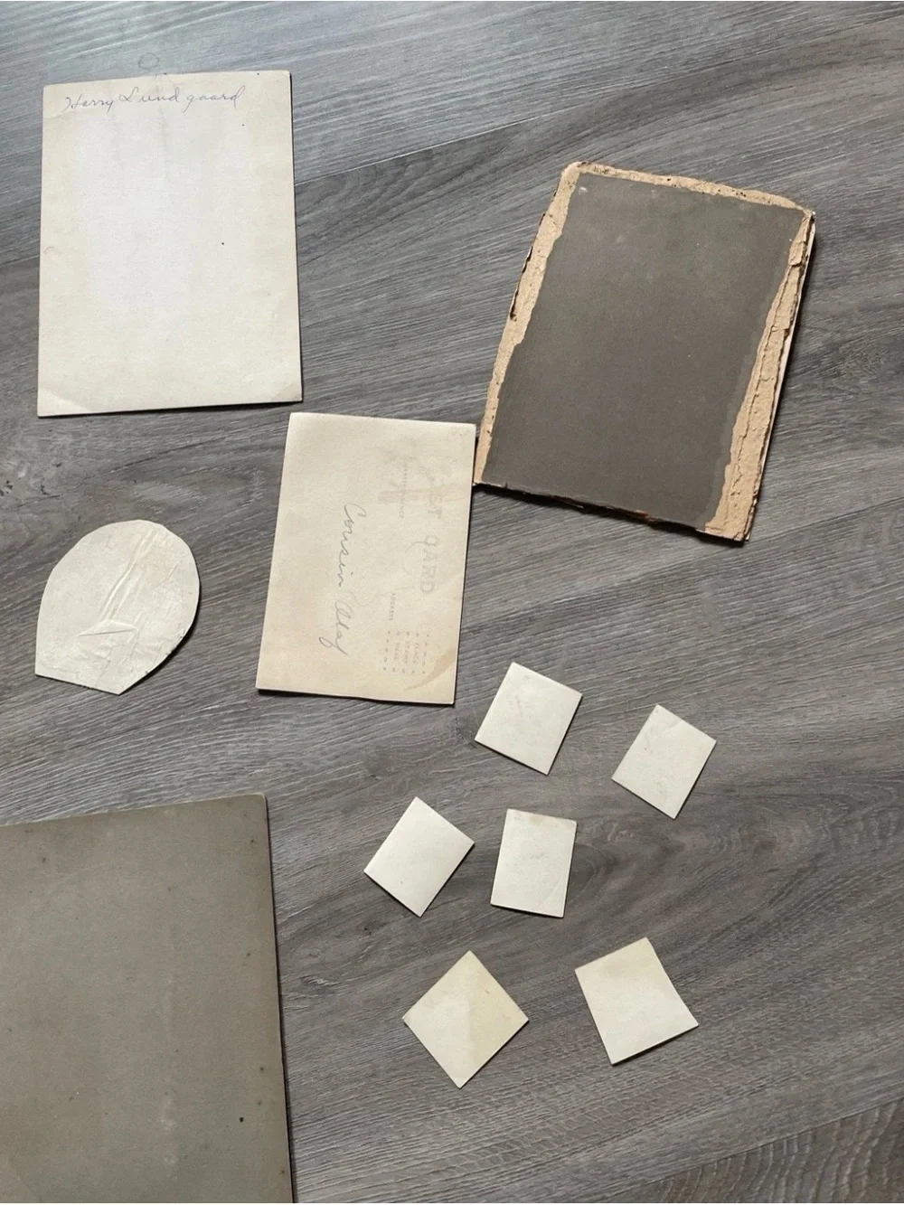 Antique Photo Lot (15) - Men’s Portraits, Military WWII, Cabinet Cards Vintage
